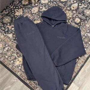 Comfrt Navy Hoodie and sweatpants